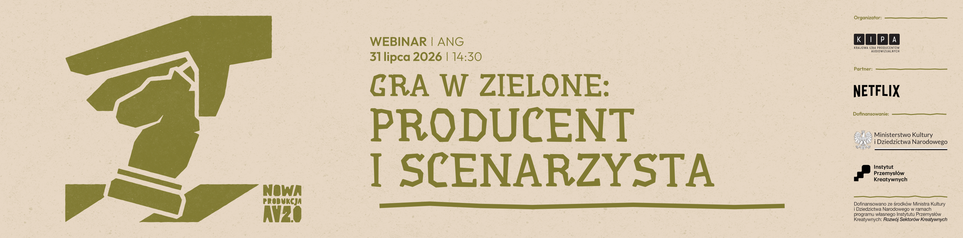 Nowa Produkcja AV 2.0 - Gra w zielone - zapraszamy na webinar!